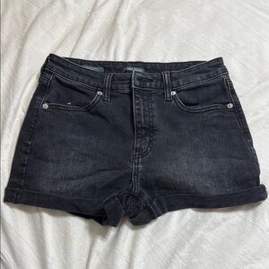Women's Black Denim Shorts